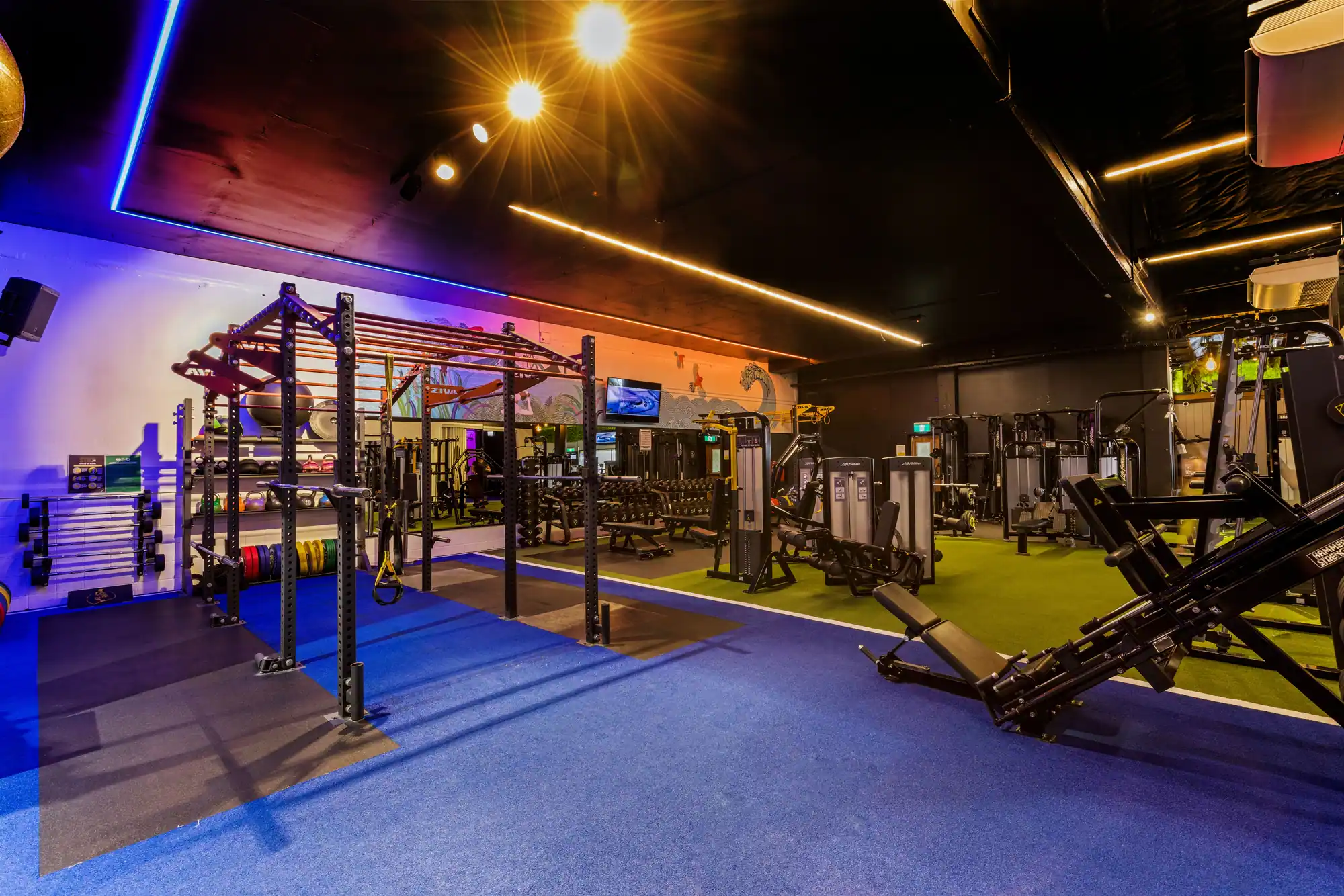 The training floor at Flex New Plymouth.